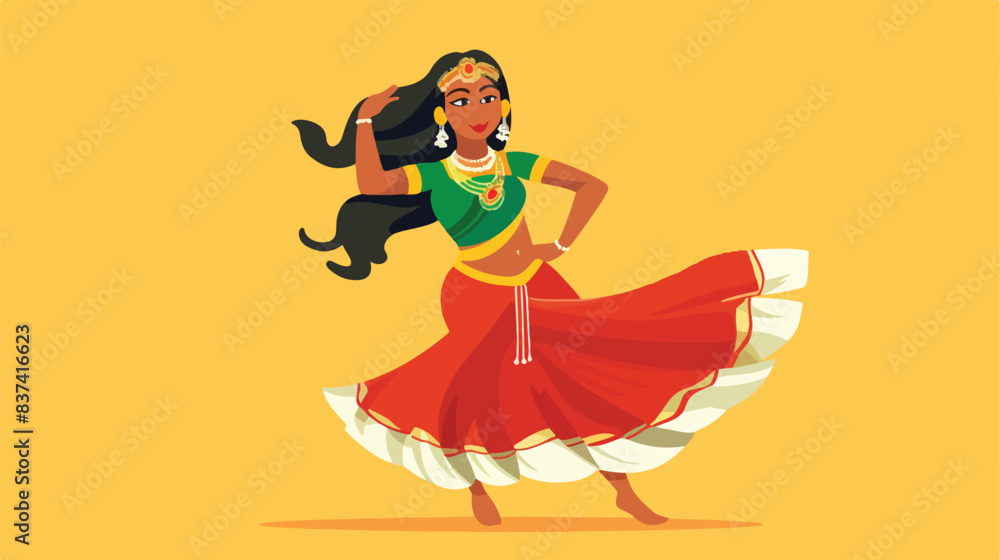 Orrisa Pattern Vector Odissi Indian Traditional dress of Orissa with cult Stock Vector ...