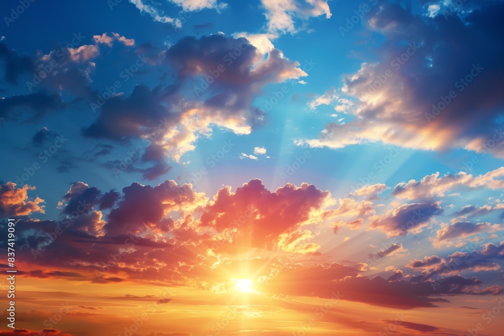 Stunning Sunset Sky Backgrounds for Nature Scenes Stunning Sunset Sky Backgrounds for Nature Scenes