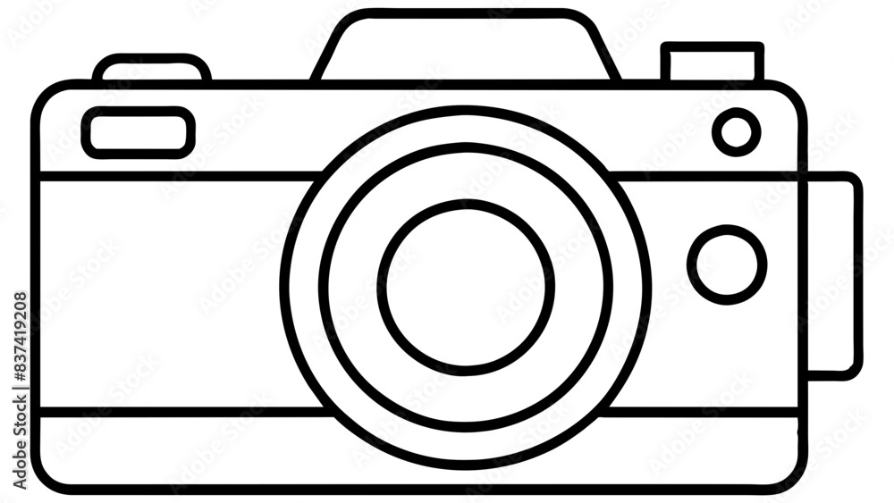 classic camera icon representing the timeless appeal of photography and capturing moments classic camera icon representing the timeless appeal of photography and capturing moments