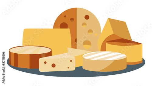  exquisite selection of cheeses showcasing the variety and richness of dairy delights