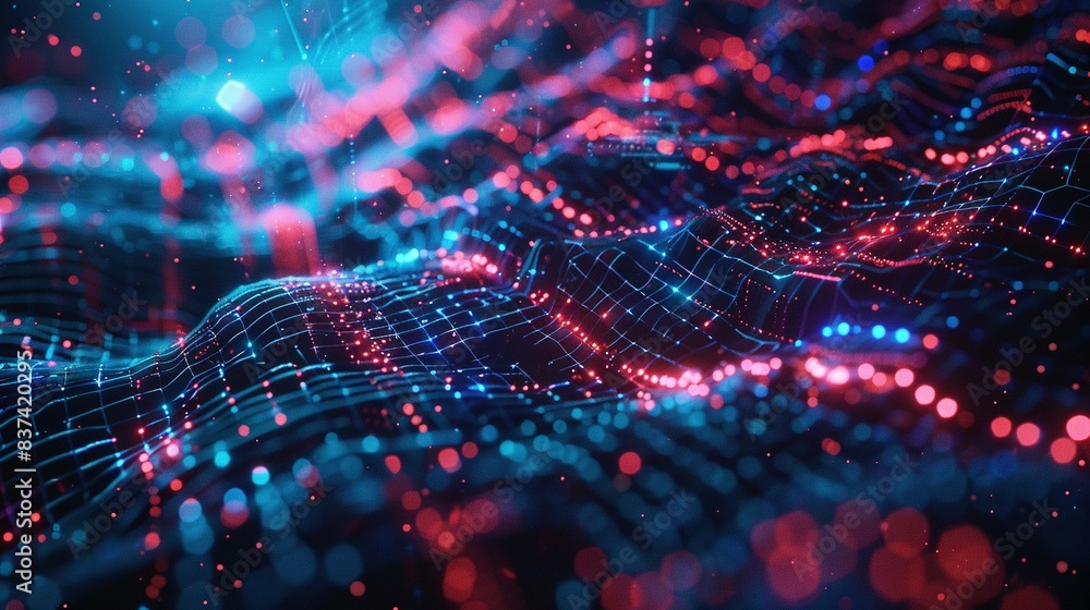 Digital Background for AI, Data Transmission, and Scientific Research Digital Background for AI, Data Transmission, and Scientific Research