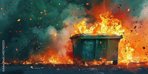 Dumpster fire