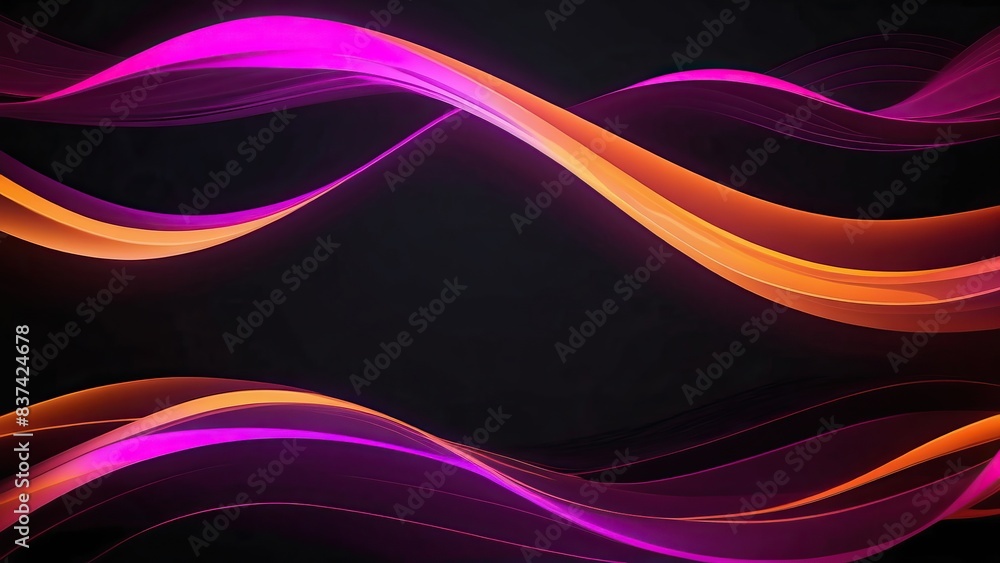 futuristic digital background with vibrant magenta and orange flowing waves futuristic digital background with vibrant magenta and orange flowing waves