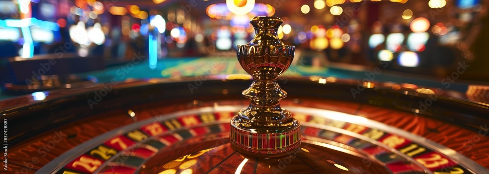 Casino roulette background. Gambling scene. Blurred background Casino roulette background. Gambling scene. Blurred background