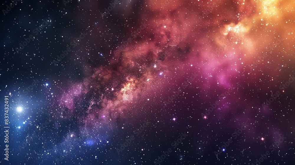 Obraz premium Captivating Milky Way Background Image Material