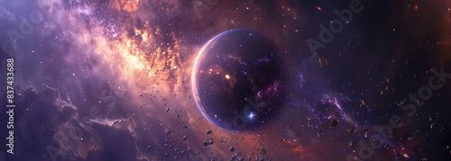 Galaxy stars background