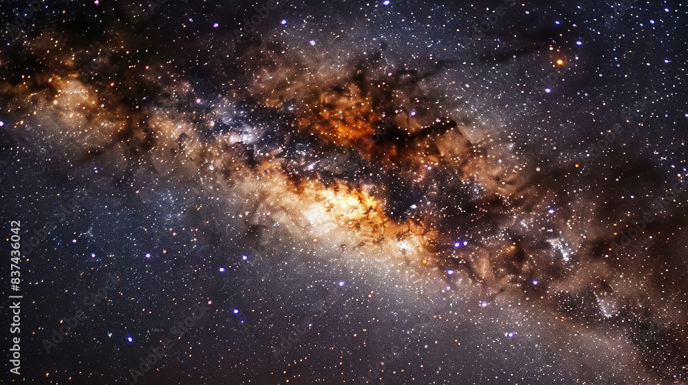 Breathtaking Milky Way Background Image Material