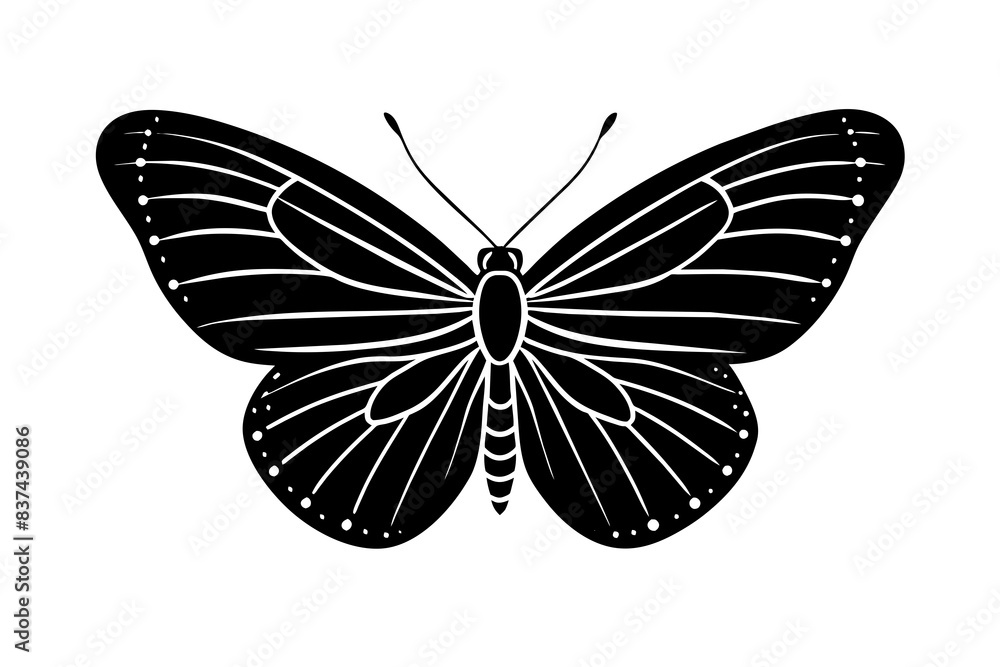butterfly silhouette vector illustration butterfly silhouette vector illustration