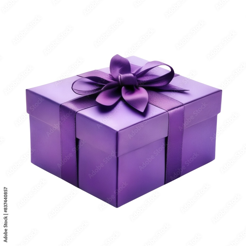 purple gift box isolated on transparent background, png purple gift box isolated on transparent background, png