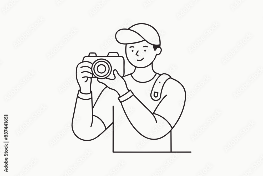 photographer man silhouette vector illustration photographer man silhouette vector illustration