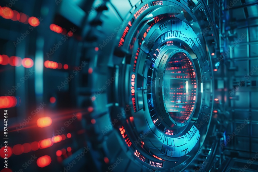 Futuristic technology backdrop with glowing lights and intricate circuitry, ideal for high-tech themes and innovation concepts. Futuristic technology backdrop with glowing lights and intricate circuitry, ideal for high-tech themes and innovation concepts.