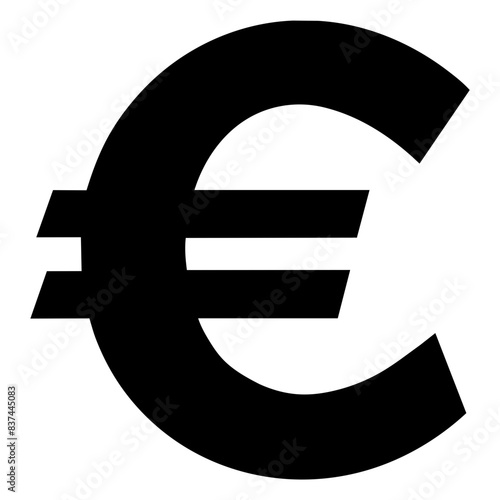 euro symbol on a white background