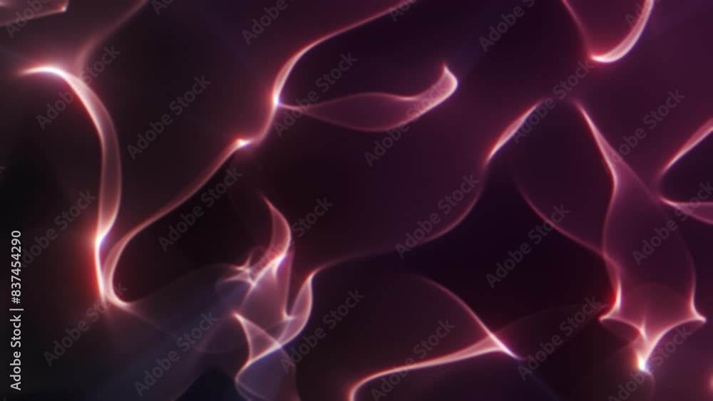 Colorful Fluid Waves with Glowing Edges. Mystical Energy Background Colorful Fluid Waves with Glowing Edges. Mystical Energy Background