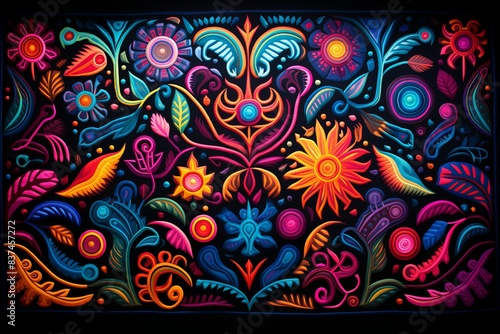 Guna Yala Heritage Unveiled Vibrant Panama Mola Tapestry