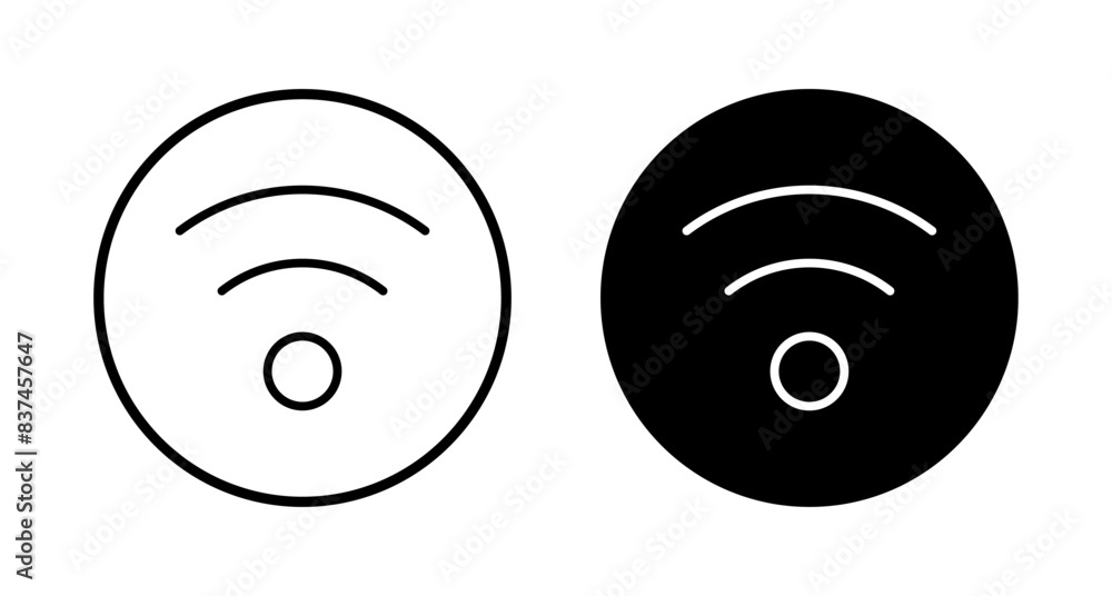 WIFI Icon vector isolated on white background. signal vector icon. Wireless and wifi icon or sign for remote internet access WIFI Icon vector isolated on white background. signal vector icon. Wireless and wifi icon or sign for remote internet access