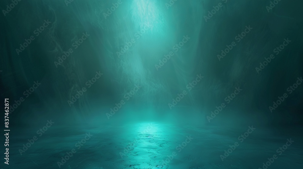 teal background concept with glowing light for ads. space for ads teal background concept with glowing light for ads. space for ads