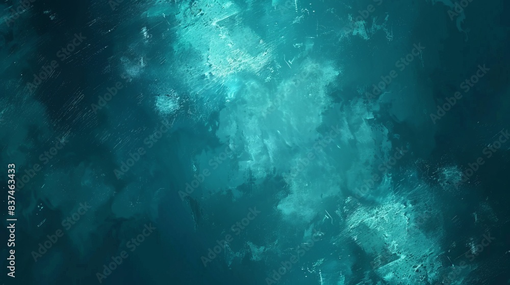 Obraz premium teal background concept with glowing light for ads. space for ads