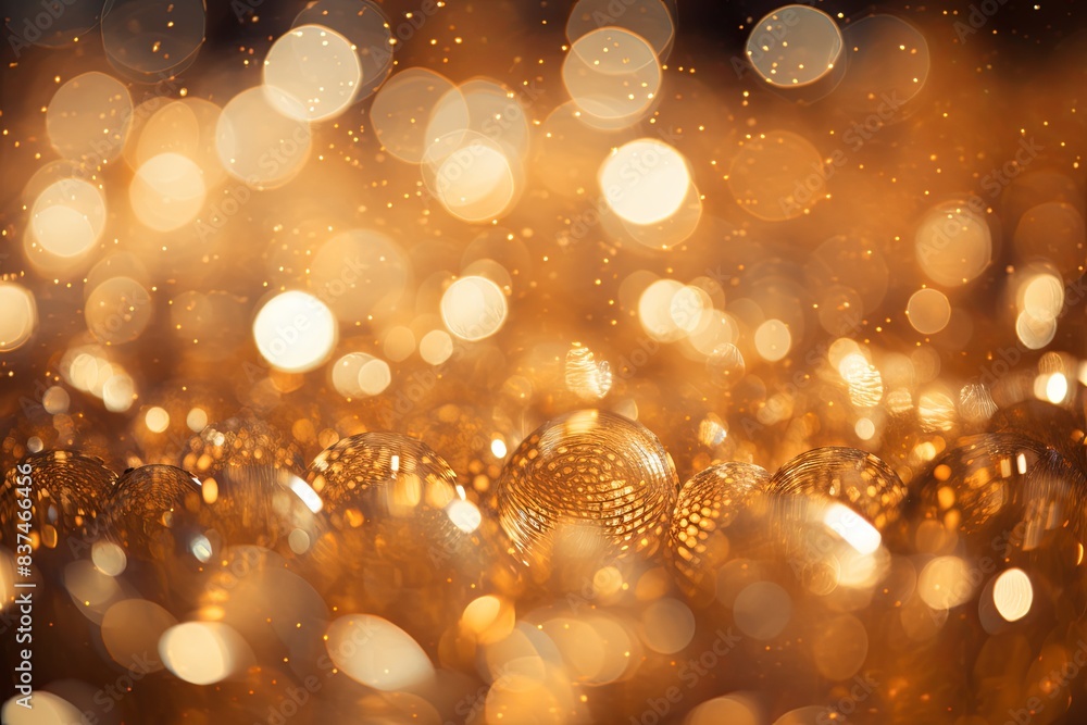 Christmas Magic Bokeh Gold Christmas Magic Bokeh Gold