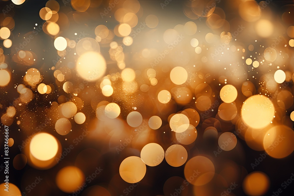 Christmas Magic Bokeh Gold Christmas Magic Bokeh Gold