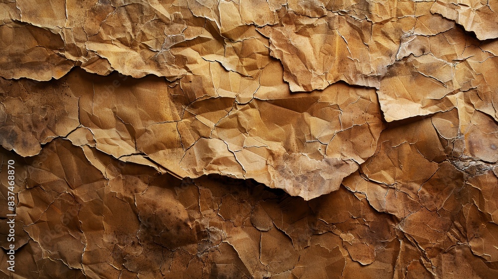 Antique brown paper with a rough, weathered surface, showcasing rich, earthy tones and texture variations Antique brown paper with a rough, weathered surface, showcasing rich, earthy tones and texture variations