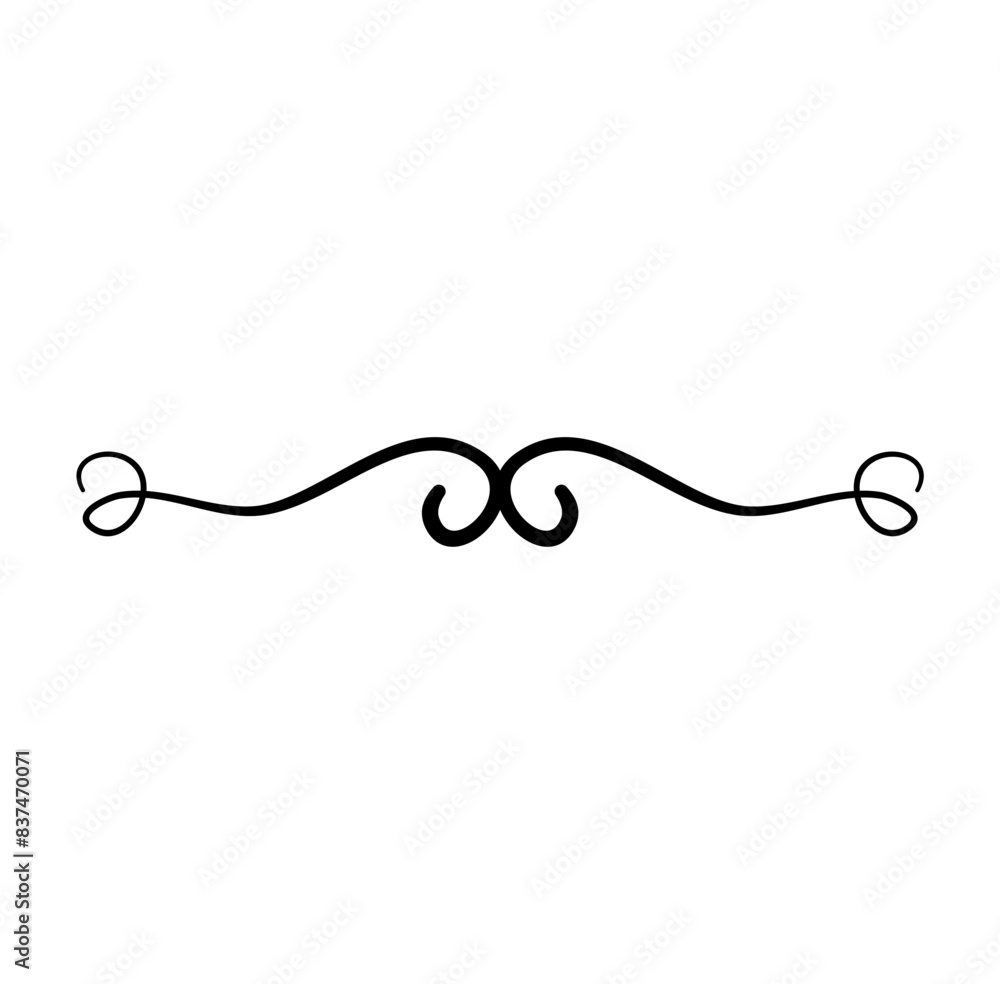 Divider Vector Hand drawn Divider Vector Hand drawn