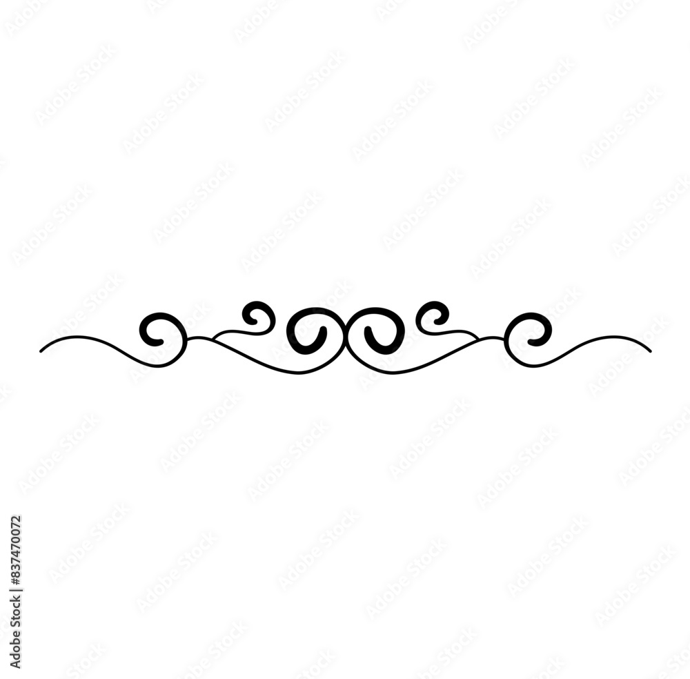 Divider Vector Hand drawn Divider Vector Hand drawn