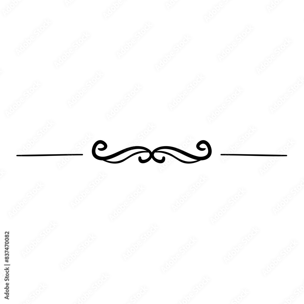 Divider Vector Hand drawn Divider Vector Hand drawn