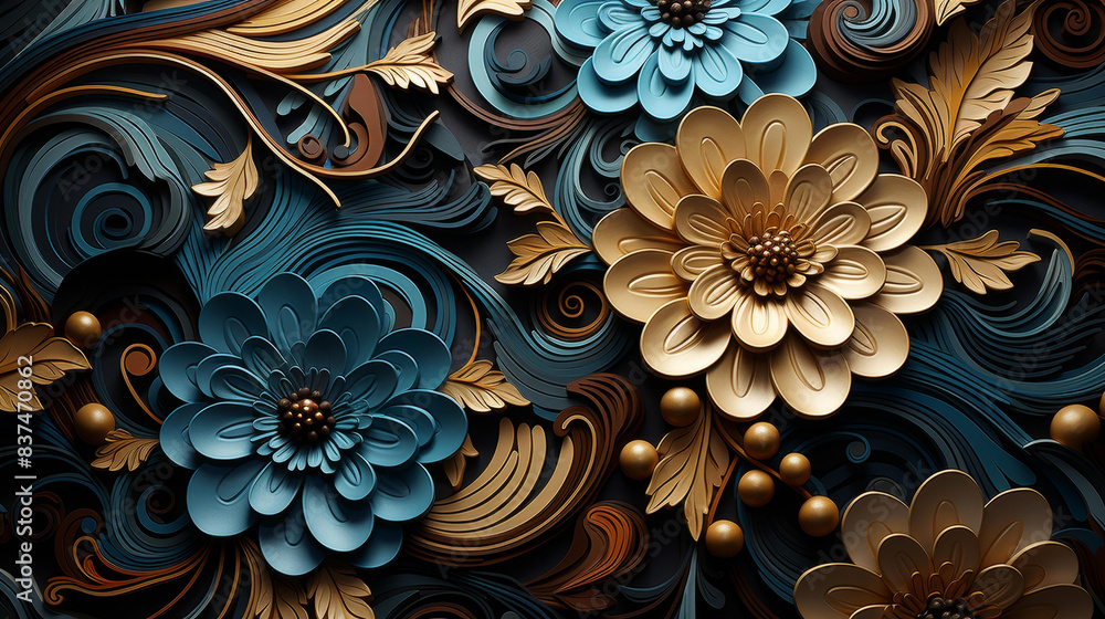 Discover a captivating artistic filigree design featuring rich tones, complex patterns, and highresolution detailing. Discover a captivating artistic filigree design featuring rich tones, complex patterns, and highresolution detailing.