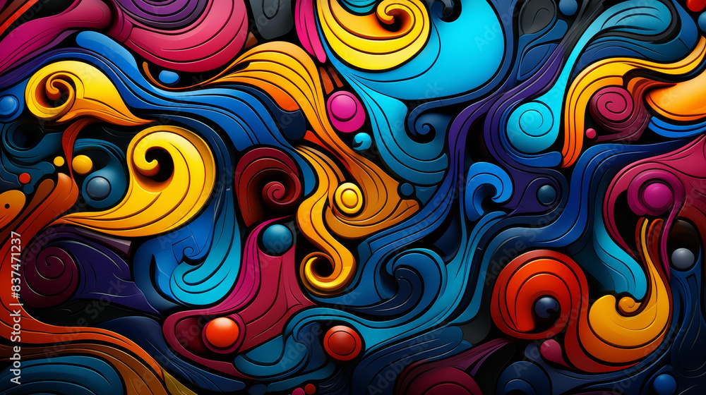 Bold and artistic scribble compositions with vibrant colors and detailed textures in flat illustrations and seamless patterns. Bold and artistic scribble compositions with vibrant colors and detailed textures in flat illustrations and seamless patterns.
