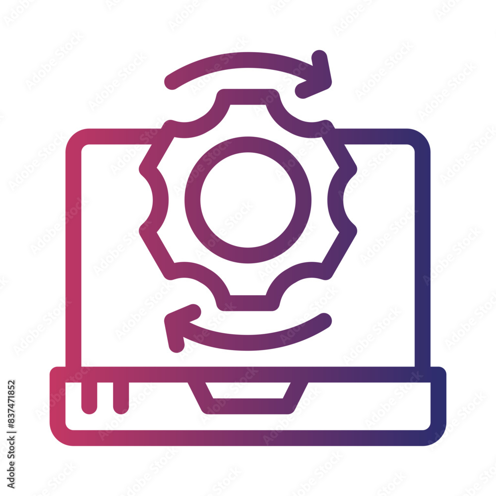 operating system gradient icon operating system gradient icon