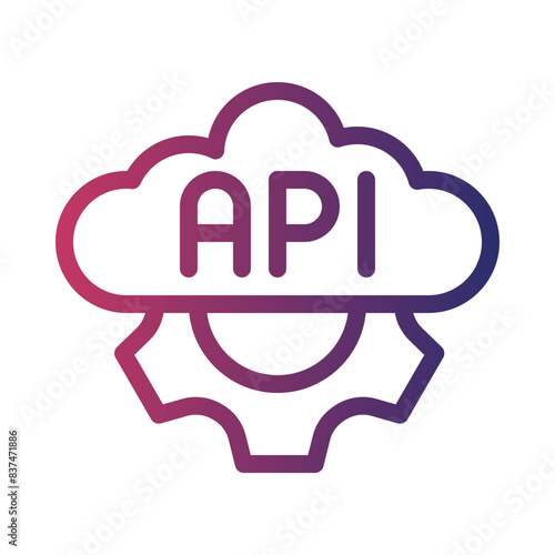 api gradient icon