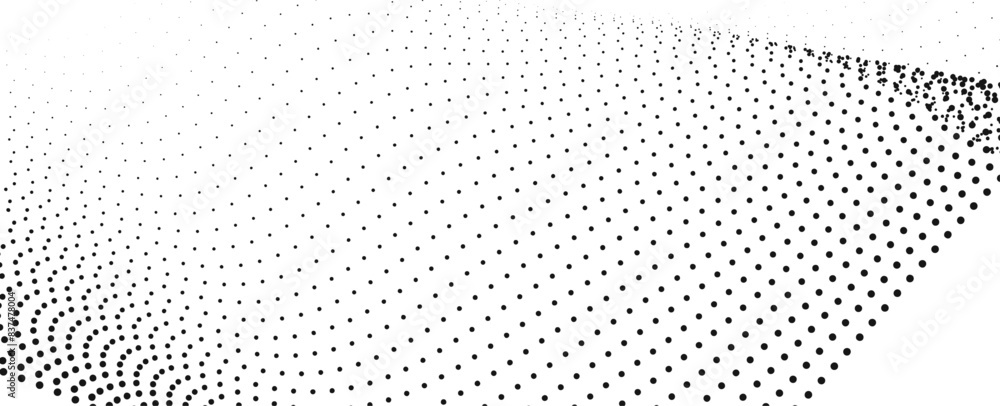Gray and white color tone dotted lines banner, background. Black and white halftone effect perspective background. Ideal for cover, poster, flyer, banner, website. vector illustration Gray and white color tone dotted lines banner, background. Black and white halftone effect perspective background. Ideal for cover, poster, flyer, banner, website. vector illustration