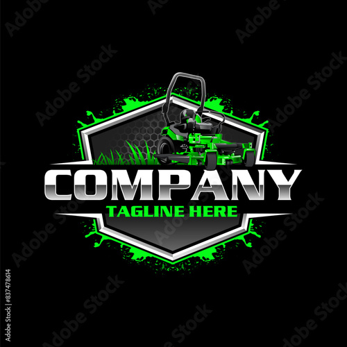 Illustration vector graphic of lawn care, landscape, grass concept logo design template