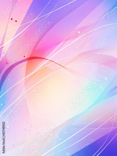 line and shape colorful abstract background