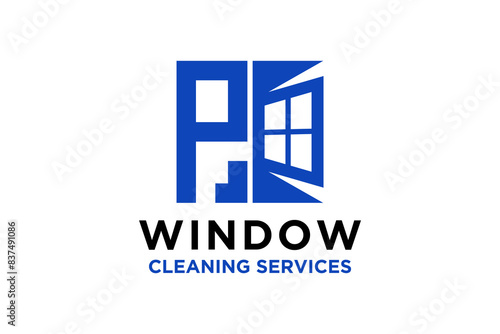 Letter P for Real Estate Remodeling Logo