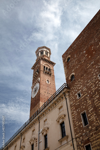 Clock tower. Verona