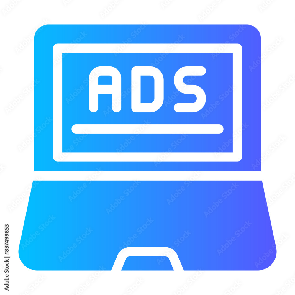 ads gradient icon ads gradient icon