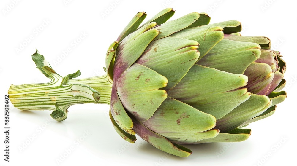 fresh artichoke isolated on white background. food vegetable concept fresh artichoke isolated on white background. food vegetable concept