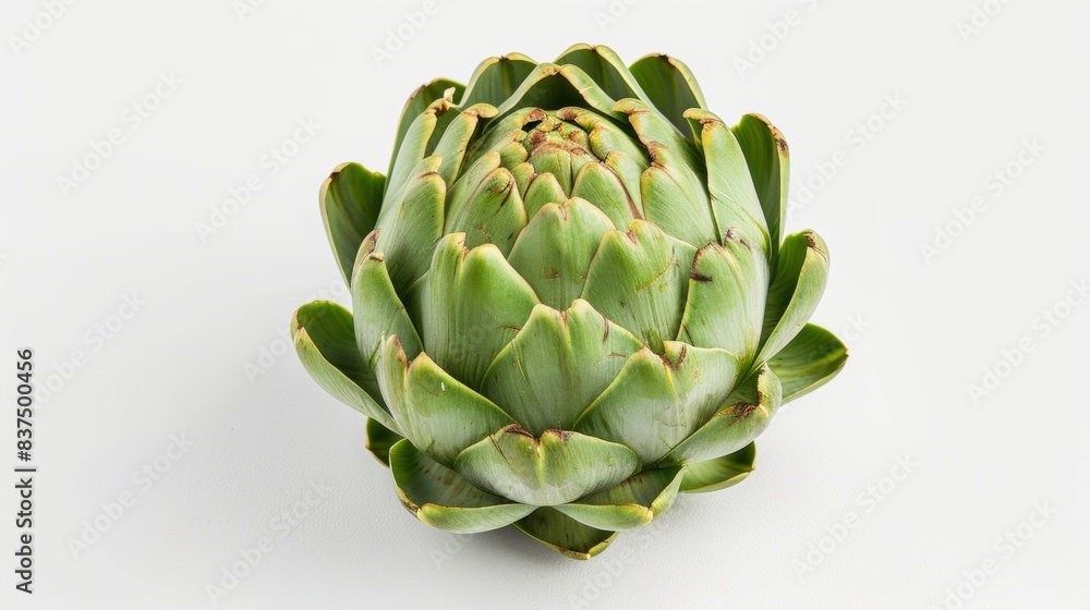 fresh artichoke isolated on white background. food vegetable concept fresh artichoke isolated on white background. food vegetable concept