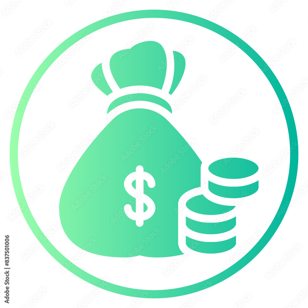 budget gradient icon