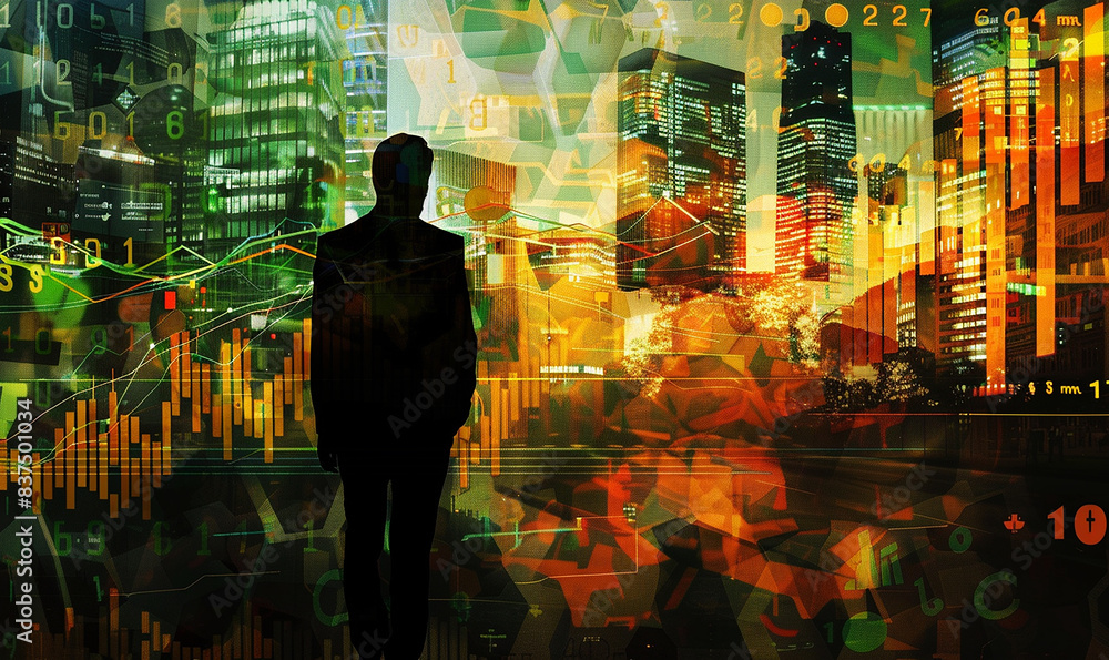 Fototapeta premium world or global economic background template