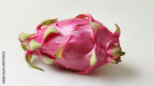 fresh dragon fruit isolated on white background