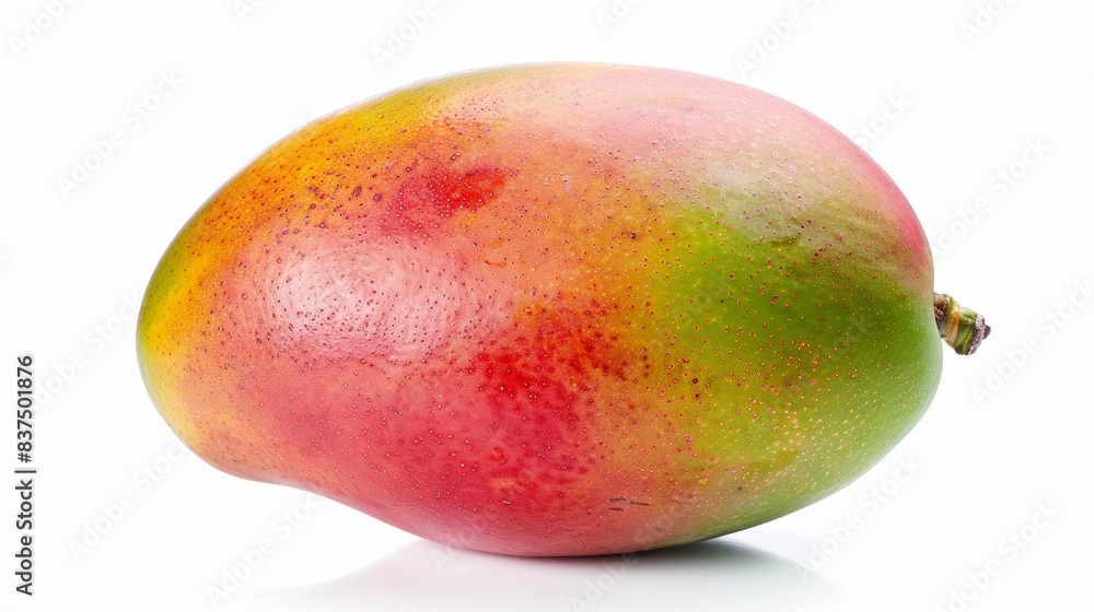 fresh red mango solated on white background. food fruit healthy concept fresh red mango solated on white background. food fruit healthy concept