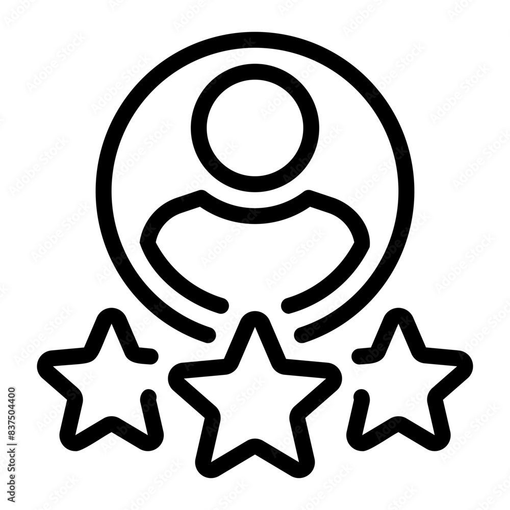 rating line icon rating line icon