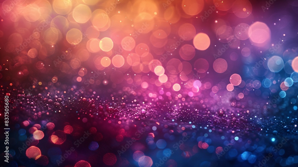 An artistic bokeh photograph with a spectrum of light dots, blending together seamlessly to form a captivating and colorful backdrop,Generative AI illustration.
An artistic bokeh photograph with a spectrum of light dots, blending together seamlessly to form a captivating and colorful backdrop,Generative AI illustration.