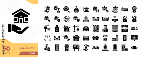 Real Estate Solid Icons