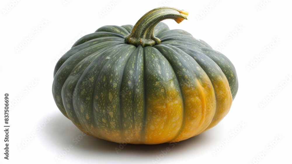 whole acorn squash isolated on white background. food vegetable concept whole acorn squash isolated on white background. food vegetable concept