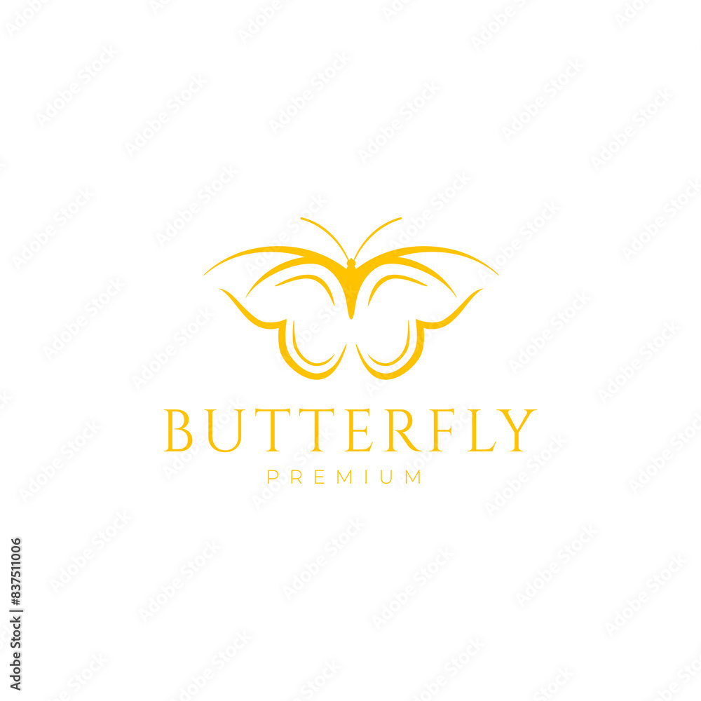 beauty butterfly salon brand concept modern logo design vector beauty butterfly salon brand concept modern logo design vector