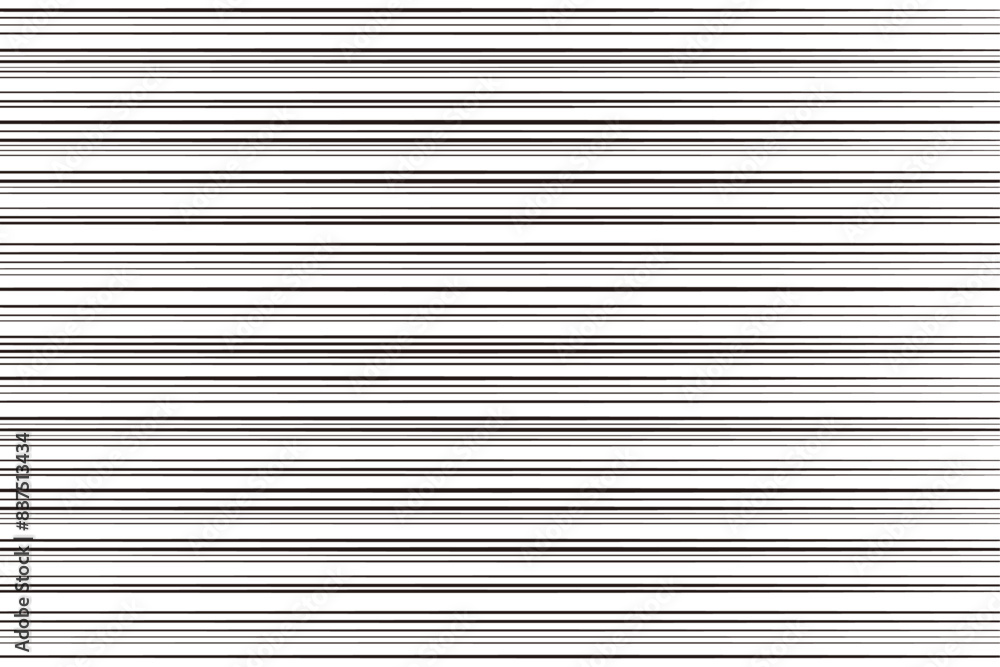 Fototapeta premium スピード線 横線C 背景トーン素材