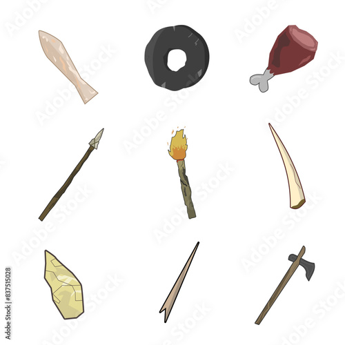 prehistoric bundle for dynamic digital projects and designs.